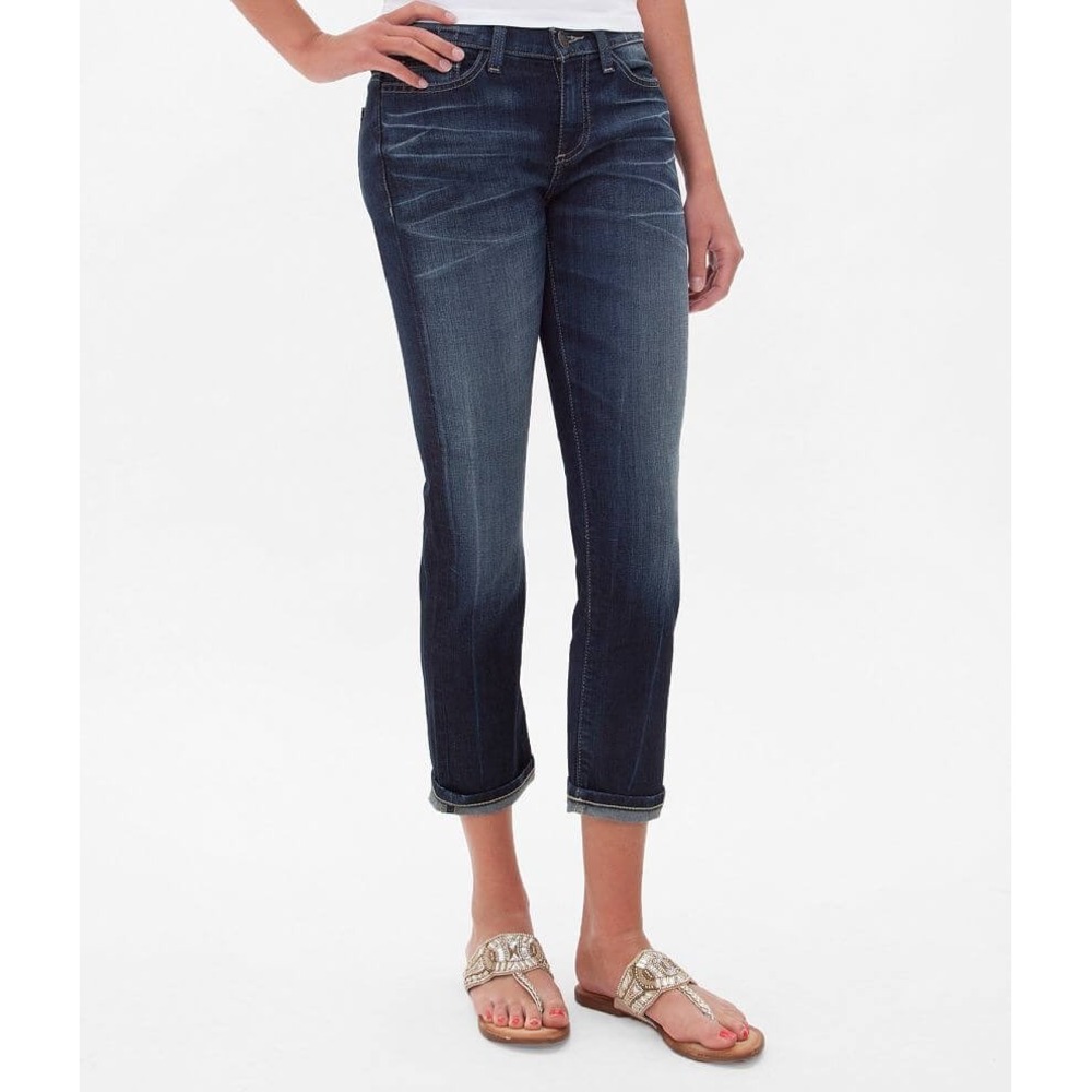 BKE Reserve Addison Low Rise Cropped Ankle Straight Leg Jeans Womens 28‎